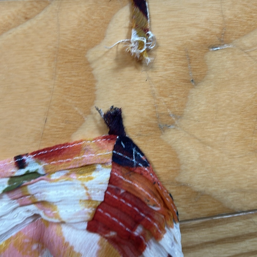 Vintage Y2K Abercrombie & Fitch Floral Top Straps Needs Repair As Is - Picture 4 of 13